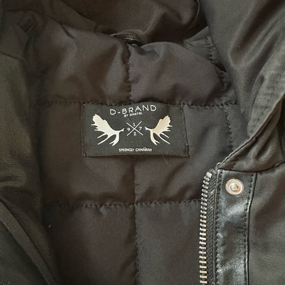 DBRAND by DIMITRI LEATHER Leather Parka Thinsulation - Picture 3 of 5